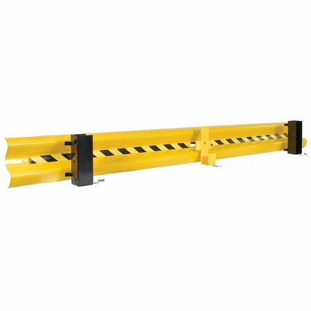 VESTIL Guard Rail System Drop Yllw, 132" GR-H2R-DI-11-YL